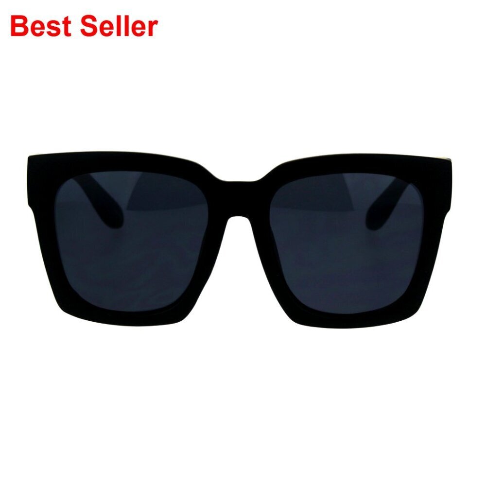 XXL Oversized Boyfriend Style Sunglasses with Horned Rim